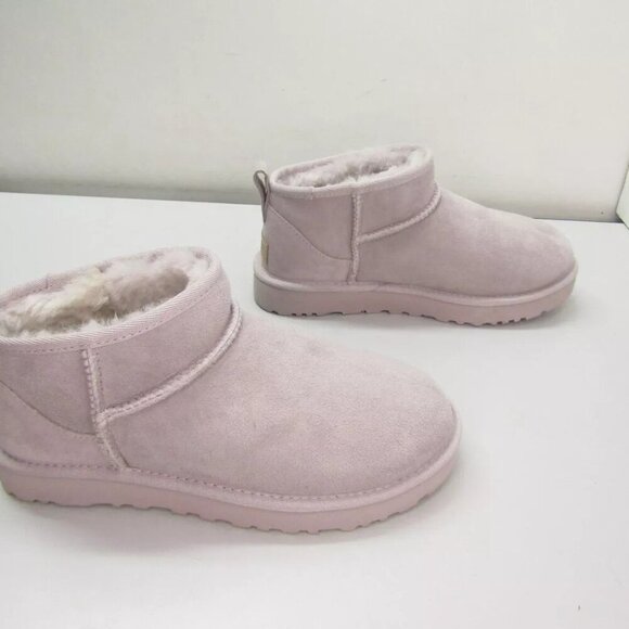 NEW UGG Womens Classic Ultra Mini Boots Comfort Warm  Flat Pull-On Size 7 - Picture 3 of 12